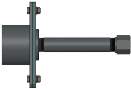 The VAP Pitot is easily installed in round ducts via the insertion port which allows for simple installation in any duct